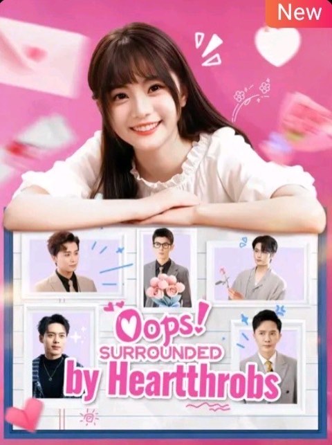 Oops Surounded by Heartthrobs